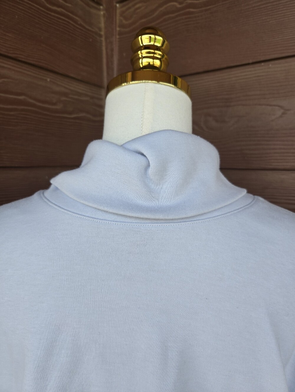 Nike Reversible Light Blue Funnel Neck Maternity Sweater Women’s Large - Picture 12 of 16